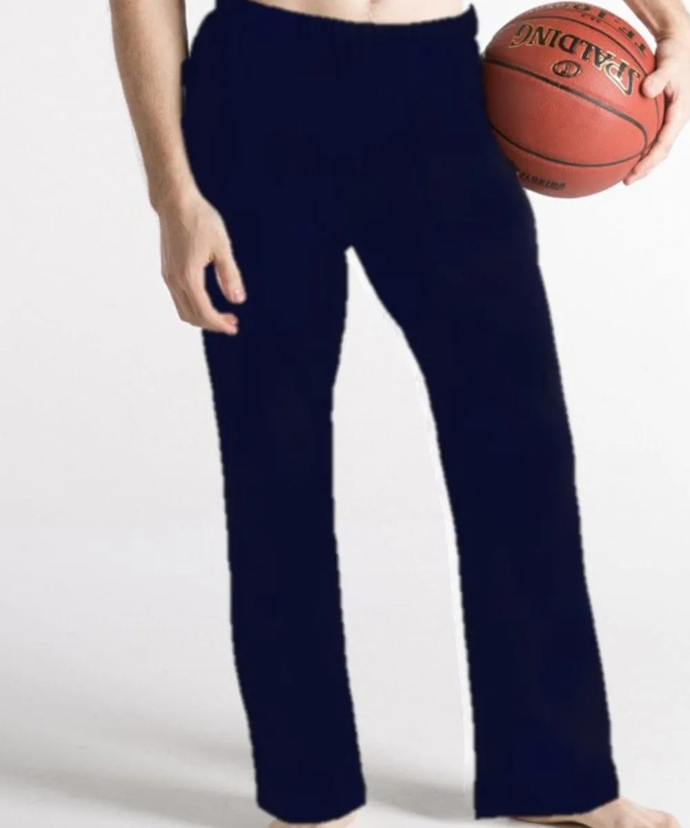 SLIM Fit, Short Men's Athletic Pants: Cotton Jersey- Black, Navy & Graphite - DISCONTINUED