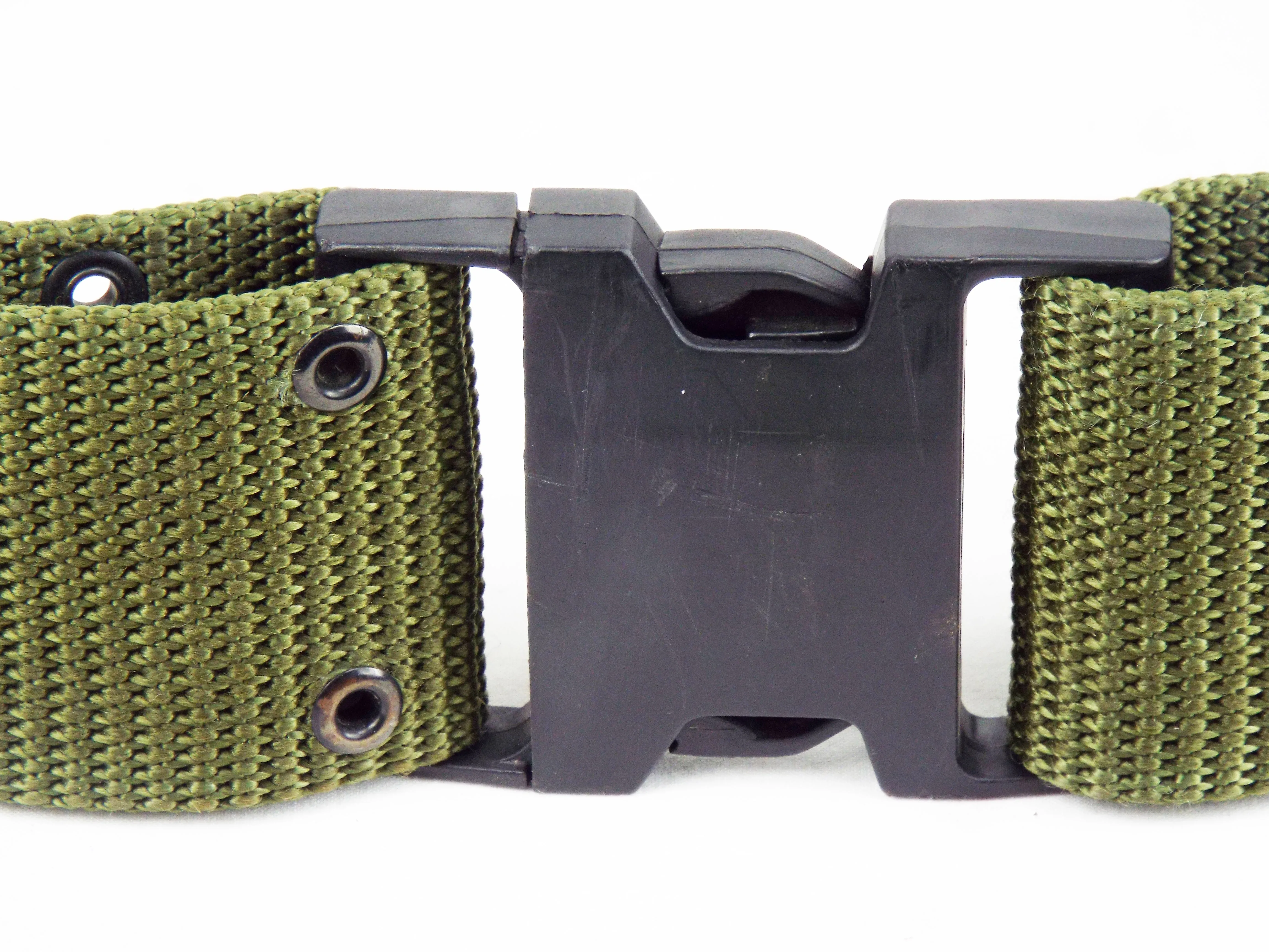 US Army - Olive Green Pistol Belt 60mm - Plastic Snap-Lock Buckle - Grade 1