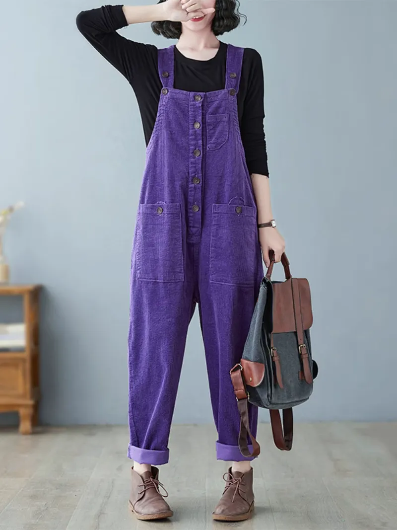 Women's Casual Baggy Overalls Dungarees for Any Occasion