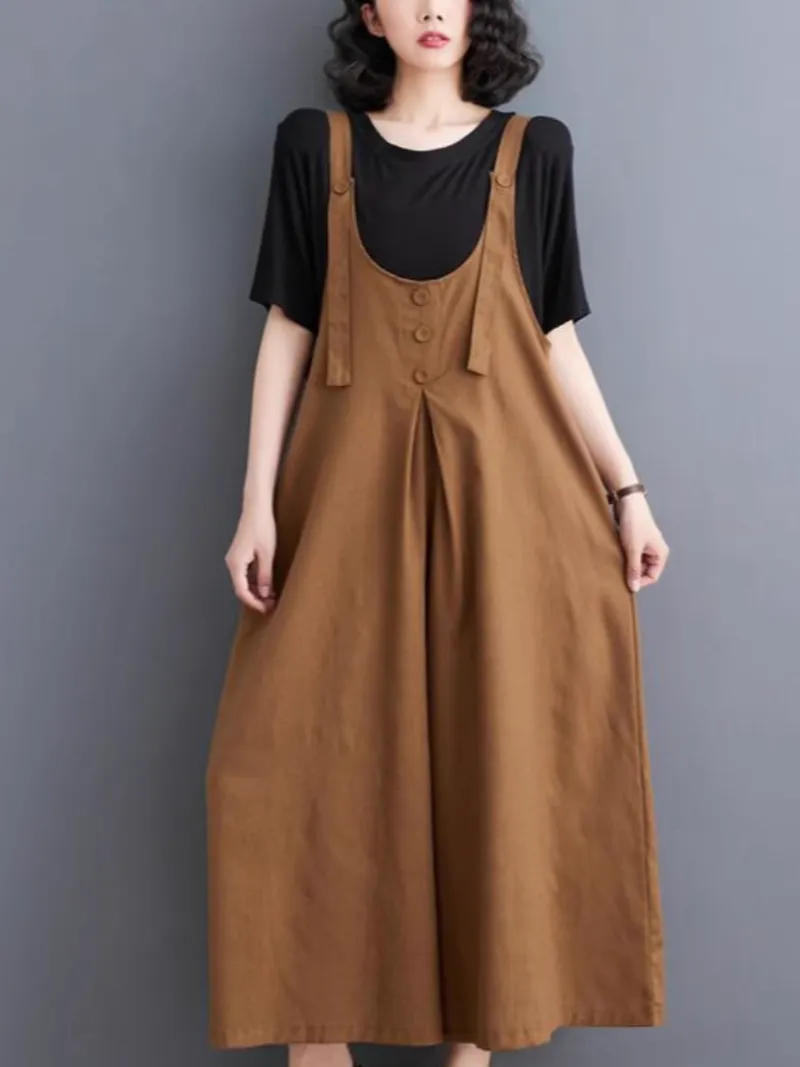 Women's Comfort Meets Style Wide-Leg  Dungarees